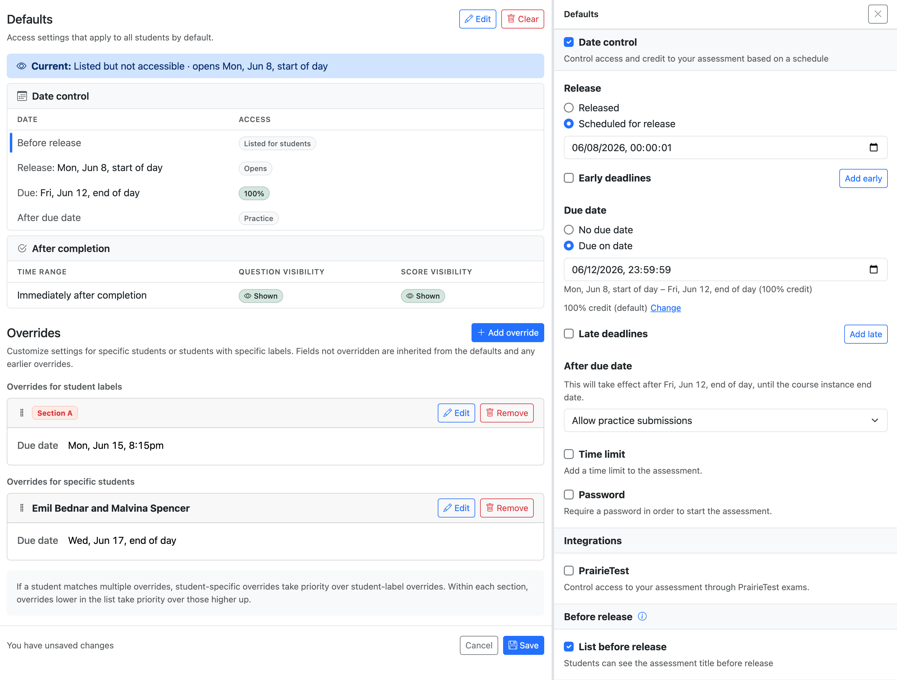 The in-browser editor for access control